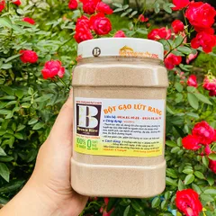 Bột gạo lứt BROWN RICE rang tay thực dưỡng (hũ 800gr)