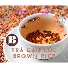 Trà gạo lứt giảm cân BROWN RICE rang tay 800gr