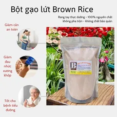 Bột gạo lứt Brown rice 800gr rang tay thực dưỡng