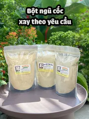 Bột ngũ cốc xay theo yêu cầu ( 5 loại đậu, mè đen, gạo lứt )