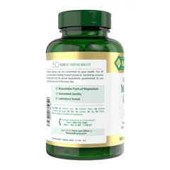 Magie Glycinate 240mg Nature's Bounty - Hỗ trợ sức khỏe tim mạch cho giấc ngủ sâu giảm stress sản xuất Mỹ