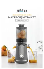 Máy ép chậm ống nạp siêu rộng, củ đúc nguyên khối Haatz HSJ26