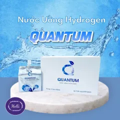 Nước Uống Hydrogen QUANTUM/ bù nước bù khoáng/ thùng 10 túi x 350ml