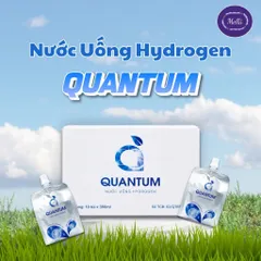 Nước Uống Hydrogen Quantum/ hỗ trợ bù nước bù khoáng/ hỗ trợ giảm trào ngược dạ dày/10 túi x 350ml dạng túi uống