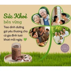 Ngũ cốc dinh dưỡng Vhealth hương socola/ hỗ trợ cung cấp dinh dưỡng cho cơ thể/ 1 hộp 20 gói