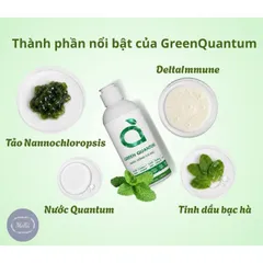 Nước uống cô đặc Green Quantum 150ml / hỗ trợ lanh lọc gan nóng trong