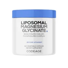 [ Nhập khẩu ] Viên Bổ Sung Liposomal Magnesium Glycinate H/240v Codeage hỗ trợ cơ bắp, giấc ngủ - Hỗ Trợ Cơ Bắp, Thần Kinh, Hệ Miễn Dịch, Thuần Chay