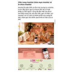 Viên nang Myo+ D-Chiro Inositol LebePur của Đức - Lọ 60V