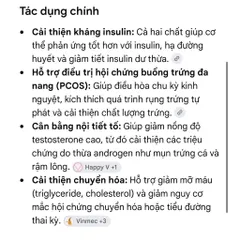Viên nang Myo+ D-Chiro Inositol LebePur của Đức - Lọ 60V