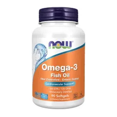 Omega 3 Fish Oil Now Food - Hỗ trợ sức khỏe não bộ và tim mạch chính hãng Mỹ
