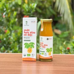 Mật hoa dừa cô đặc hữu cơ Sokfarm 250g cho trẻ em