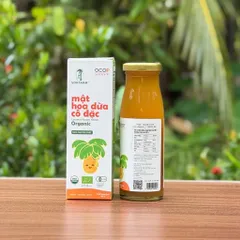 Mật hoa dừa cô đặc hữu cơ Sokfarm 250g cho trẻ em