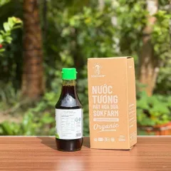 Nước tương cho bé ăn dặm từ mật hoa dừa Sokfarm 200ml