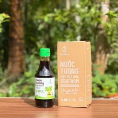 Nước tương cho bé ăn dặm từ mật hoa dừa Sokfarm 200ml