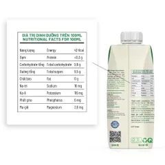 1 hộp Mật hoa dừa tươi Organic Sokfarm 330ml - UHT Single