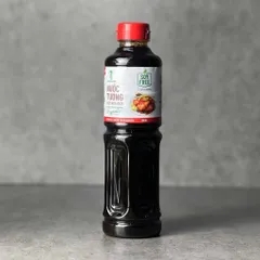 Nước tương Sokfarm dành cho người ăn kiêng đậu nành dòng nắp đỏ 500ml