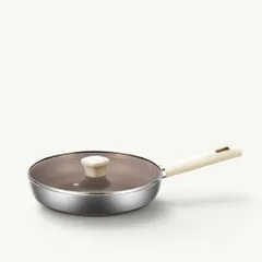 Chảo sâu lòng có vung Haatz Titanium Aura