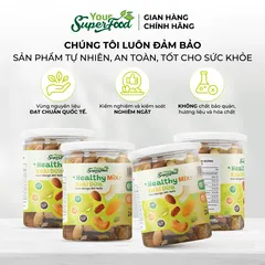 (MỚI) Hạt Dinh Dưỡng Healthy Mix Xoài Dừa, Hạnh Nhân, Điều, Dẻ Cười, Xoài Sấy, Dừa Sấy, Nho Khô Từ Your Superfood