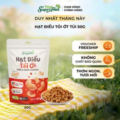 (MỚI) Hạt Điều Nhân Vị Mật Ong, Sữa Dừa, Tỏi Ớt, Phô Mai Thơm Ngon, Ăn Vặt Lành Mạnh Từ You Superfood