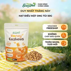 (MỚI) Hạt Điều Nhân Vị Mật Ong, Sữa Dừa, Tỏi Ớt, Phô Mai Thơm Ngon, Ăn Vặt Lành Mạnh Từ You Superfood