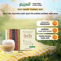 Ngũ Cốc Nguyên Chất Quê Tôi, Không Đường, Hộp 264g - Your Superfood