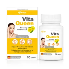 VITA QUEEN chiết xuất hoa anh thảo hỗ trợ làm đẹp da và nâng cao sức khỏe phụ nữ