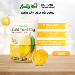 Xoài Sấy Dẻo Ít Đường 2% Đường Thơm Ngon Từ Your Superfood