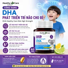 [ Nhập khẩu ] Viên bổ sung DHA Healthy Care của Úc 60 viên