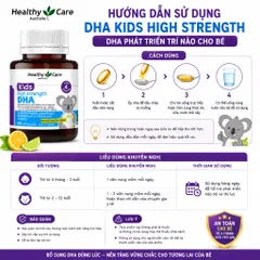 [ Nhập khẩu ] Viên bổ sung DHA Healthy Care của Úc 60 viên