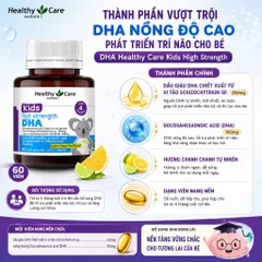 [ Nhập khẩu ] Viên bổ sung DHA Healthy Care của Úc 60 viên