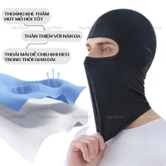 Combo 5 Cái Khăn Trùm Đầu Ninja Fullface Kiêm Khẩu Trang Chống Nắng Chống Bụi Thông Thoáng