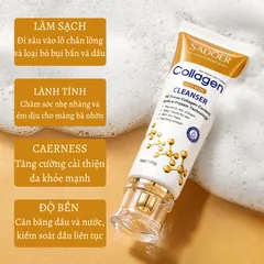 Combo 2 Sữa Rửa Mặt Collagen SADOER Chống Lão Hóa Dưỡng Ẩm Giúp Da Căng Mịn Khóa Ẩm Giảm Mụn