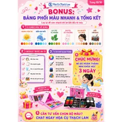 [Qùa tặng không bán] Khóa học nhà họa cụ thạch lam giúp bé hiểu hơn về mỹ thuật