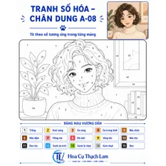 BỘ 10 TRANH SỐ HÓA CHÂN DUNG CÁ NHÂN – TÔ THEO SỐ, DỄ TÔ, DỄ HOÀN THÀNH