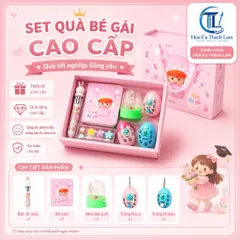 Bộ Quà Tặng Tốt Nghiệp Cho Bé Trai Bé Gái, Hộp Quà Đồ Chơi Văn Phòng Phẩm Dễ Thương
