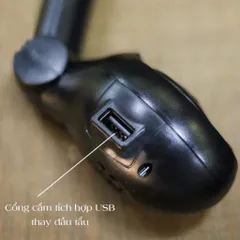Tẩu xông trầm hương dành cho ô tô đa chức năng, có chuôi cắm trực tiếp và cổng cắm USBtiện dụng(QUÀ:5 gam dăm trầm thơm)