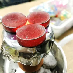 Than hoạt tính xông trầm ít khói ko mùi,nguyên liệu thiên nhiên là lành tính thân thiện môi trường(Quà:Giá đỡ nhang inox