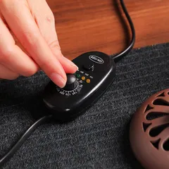 Lò xông trầm hương bằng điện bằng gốm cao cấp có đèn phát sáng( QUÀ :15g bột trầm kiến)