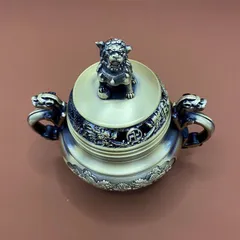 ĐỈNH XÔNG TRẦM BẰNG ĐỒNG MẪU MỚI SIZE TO  ( QUÀ TRI ÂN: Miếng trầm bỏ ví Tài Lộc)