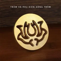 Bộ dụng cụ tạo khuôn đốt bột trầm bằng đồng và Lư đồng ( QUÀ : hộp bột dẫn nhiệt và 10g bột trầm kiến)