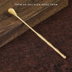 Bộ dụng cụ tạo khuôn đốt bột trầm bằng đồng và Lư đồng ( QUÀ : hộp bột dẫn nhiệt và 10g bột trầm kiến)