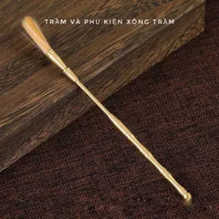 Bộ dụng cụ tạo khuôn đốt bột trầm bằng đồng và Lư đồng ( QUÀ : hộp bột dẫn nhiệt và 10g bột trầm kiến)
