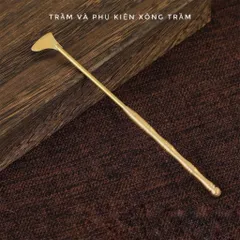 Bộ dụng cụ tạo khuôn đốt bột trầm bằng đồng và Lư đồng ( QUÀ : hộp bột dẫn nhiệt và 10g bột trầm kiến)