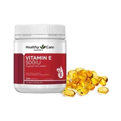Viên uống Healthy Care Vitamin E 500IU Hộp 200 viên của Úc