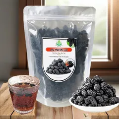 ✅[HÀNG CAO CẤP] Dâu Tằm Sấy Khô Nguyên Quả To Đều Dẻo Ngọt Giữ Dáng Đẹp Da
