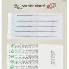 [COMBO 10 hộp] Kim châm cứu Lạc Á dạng vỉ - hộp 100 kim - siêu rẻ - Đủ kích thước