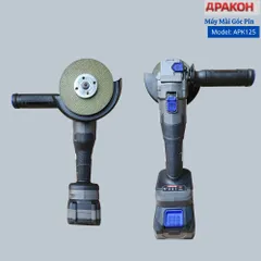 APAKOH Thân Máy Mài PIN APK 125  Brushless ADT 3Cấp Chỉnh Tốc 9800RPM  Lắp Đá 120mm