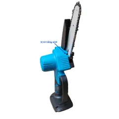 MÁY CƯA XÍCH MINI 6 INCH DÙNG PIN CHÂN PHỔ THÔNG M21-4CM. Bảo hành 3 tháng.