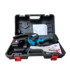 MÁY CƯA XÍCH MINI 6 INCH DÙNG PIN CHÂN PHỔ THÔNG M21-4CM. Bảo hành 3 tháng.