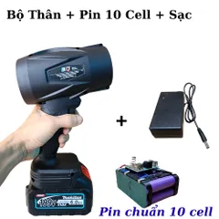 Máy thổi phản lực BFJ, Động cơ lõi đồng 12 cánh quạt, lực thổi max 850g. Bảo hành 3 tháng